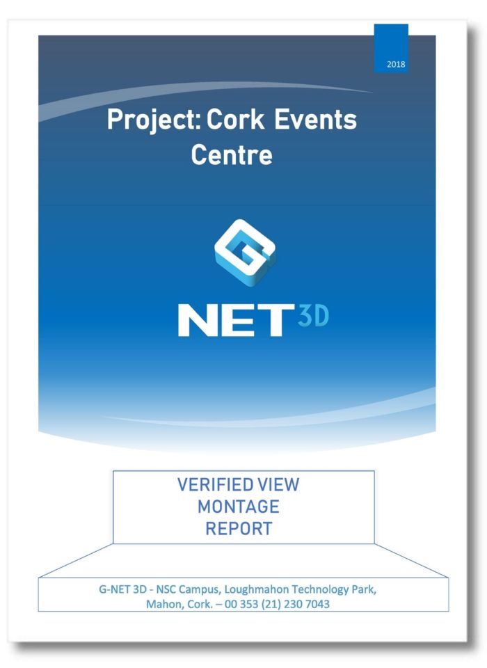 Cork Events Center Photomontage Report Cover